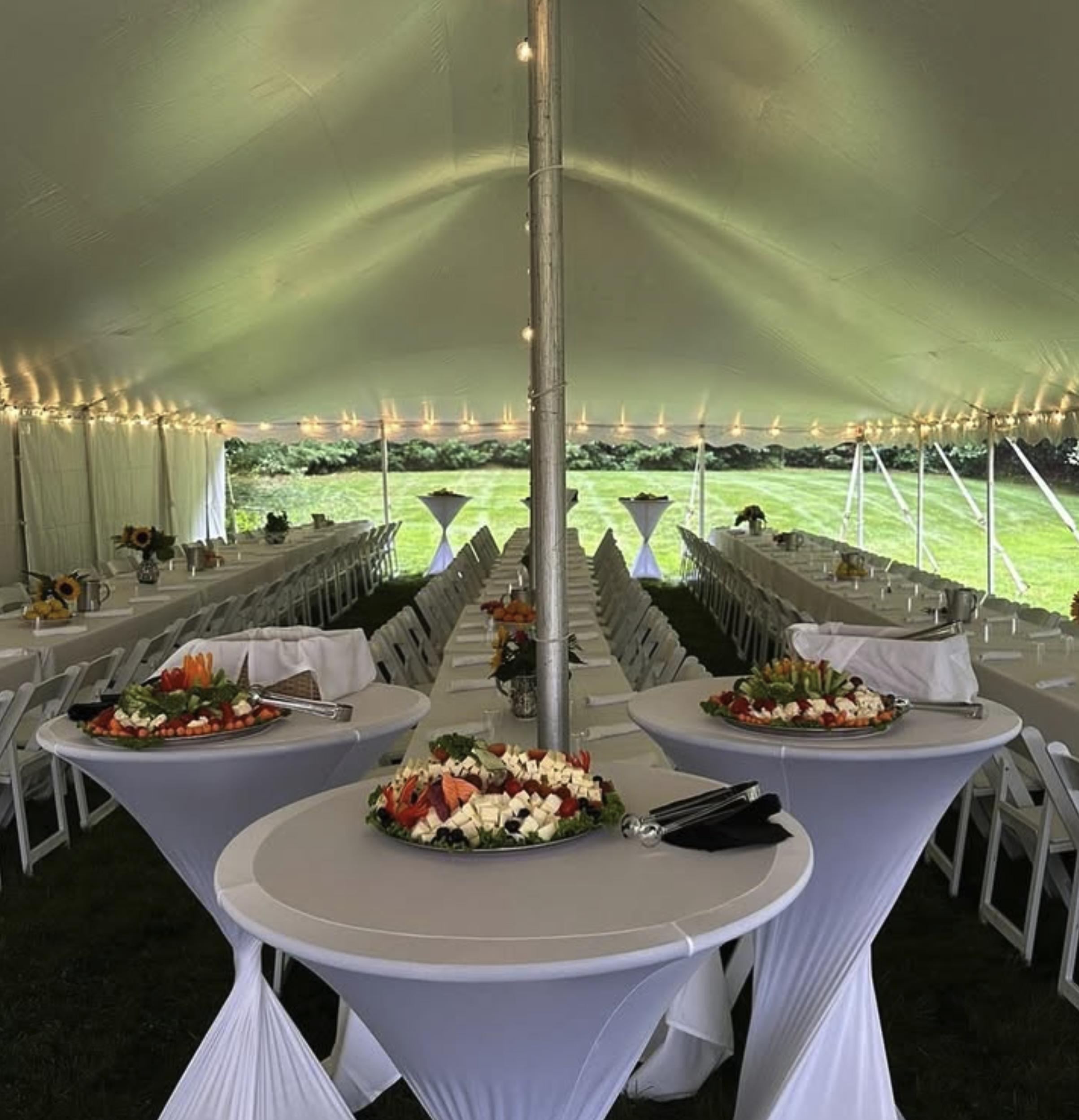 Off-site, Under Canvas